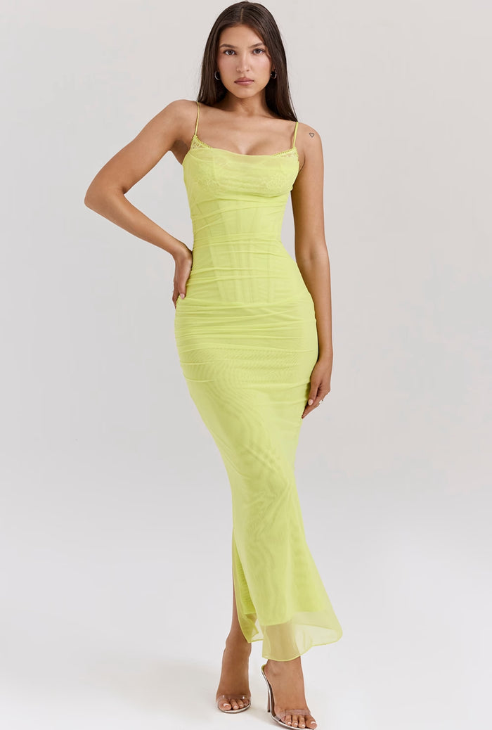 House of CB Nailani Maxi Lime