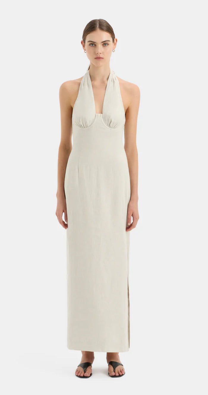 Sir the Label Affogato Halter Maxi Dress