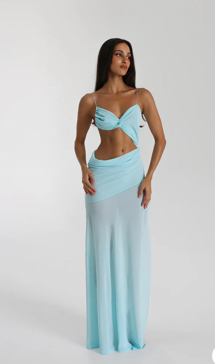 Natalie Rolt Dahlia Gown Baby Blue