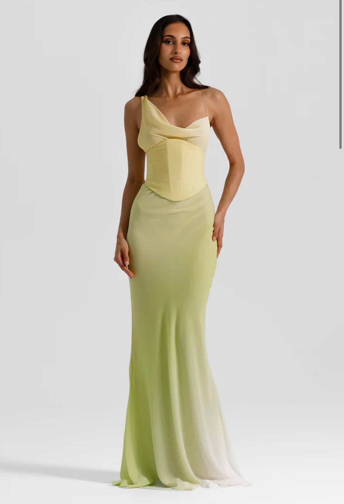 Natalie Rolt Hallie Gown Citrus