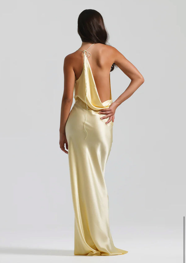 COMING SOON Natalie Rolt Gabi Gown Lemon
