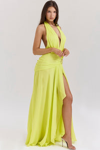 House of CB Olessia Maxi Lime