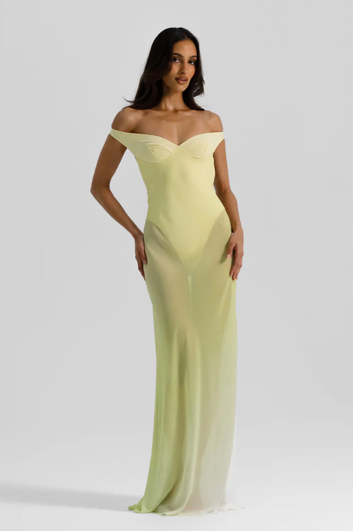 Natalie Rolt Brielle Gown Citrus