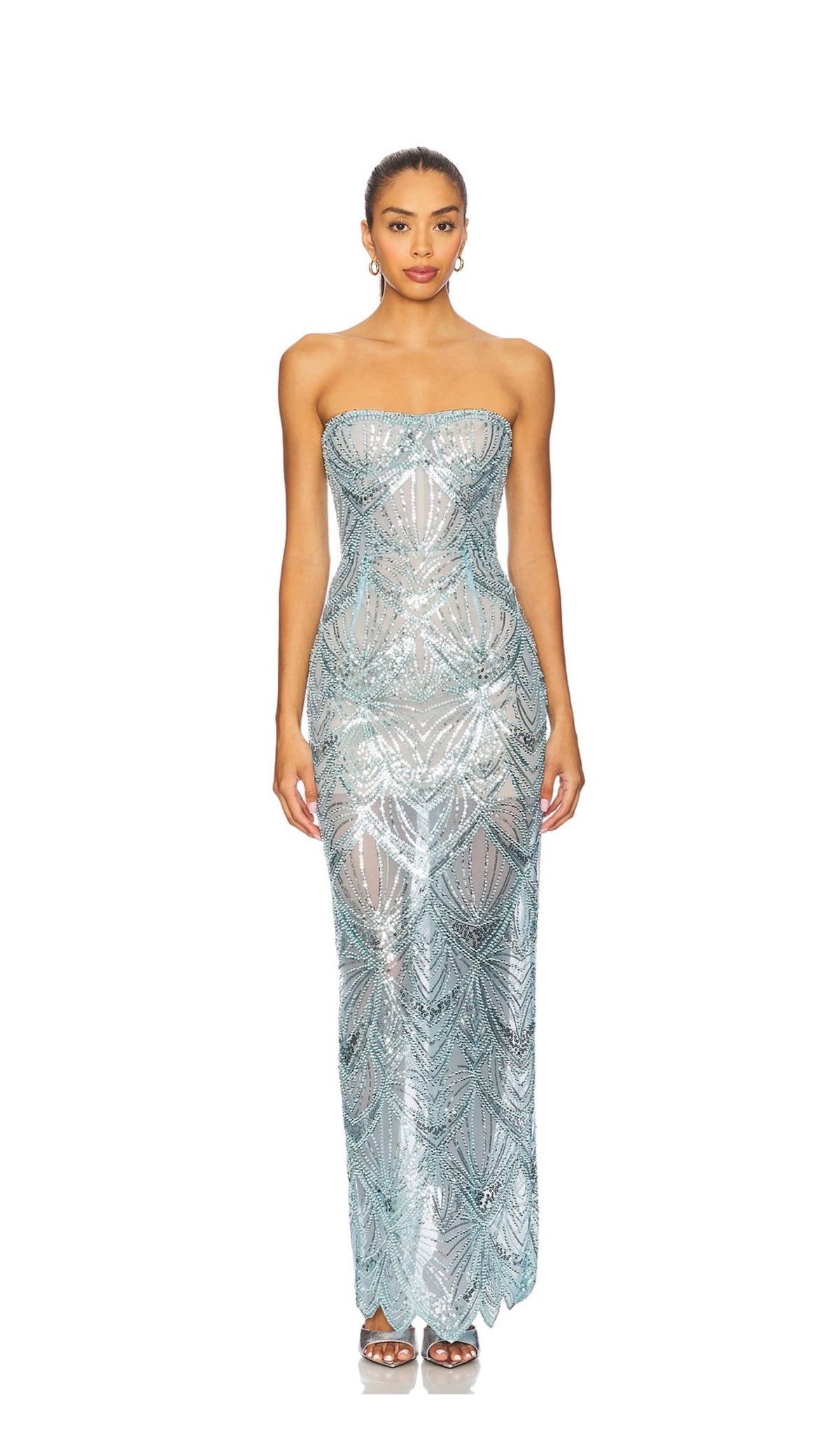 Bronx Banco Giselle Gown Powder Blue