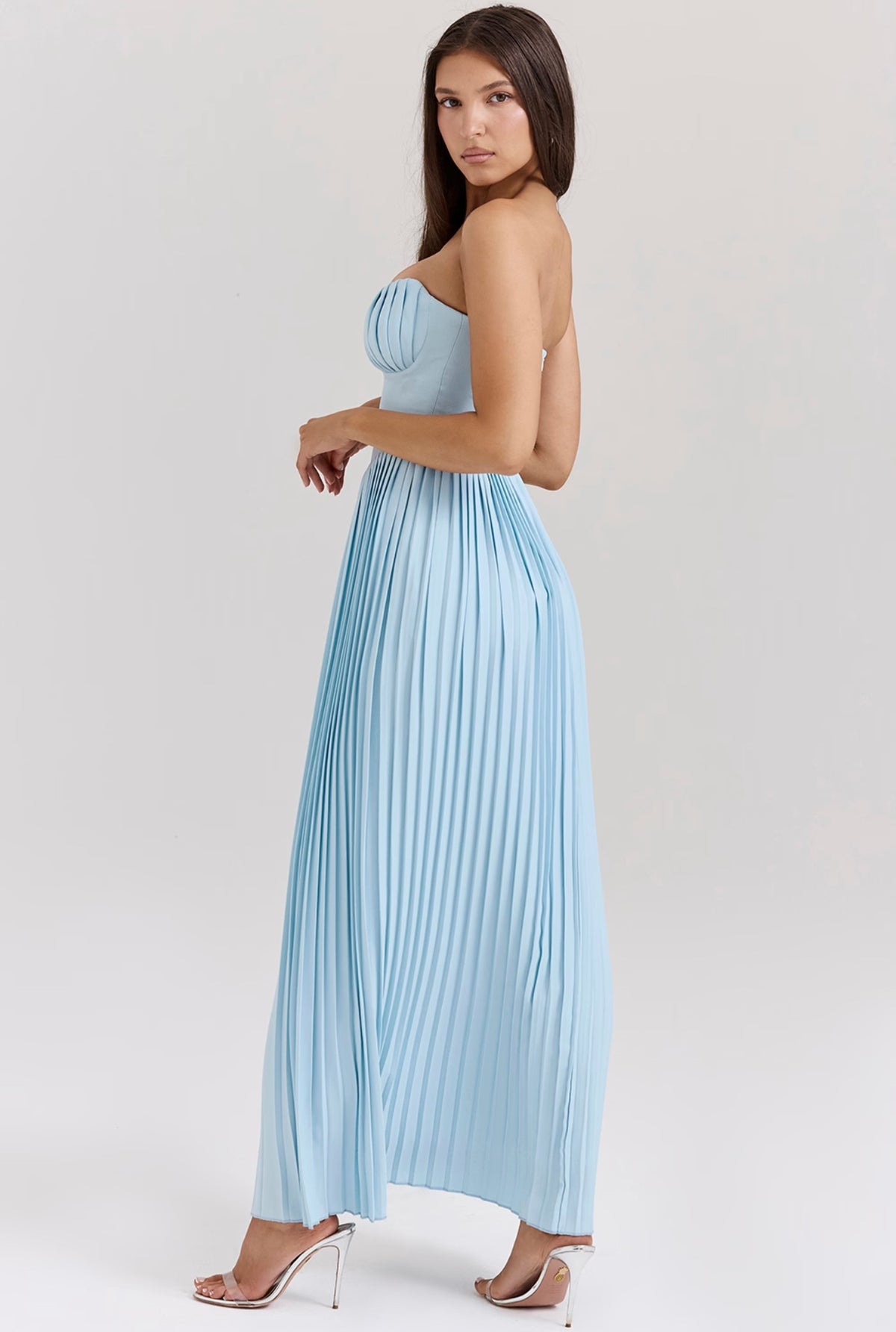 House of CB Marcella Gown Ocean Blue