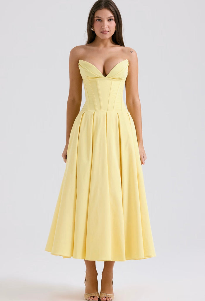 House of Cb Lady Gown Sunshine Yellow – shortandsweethire