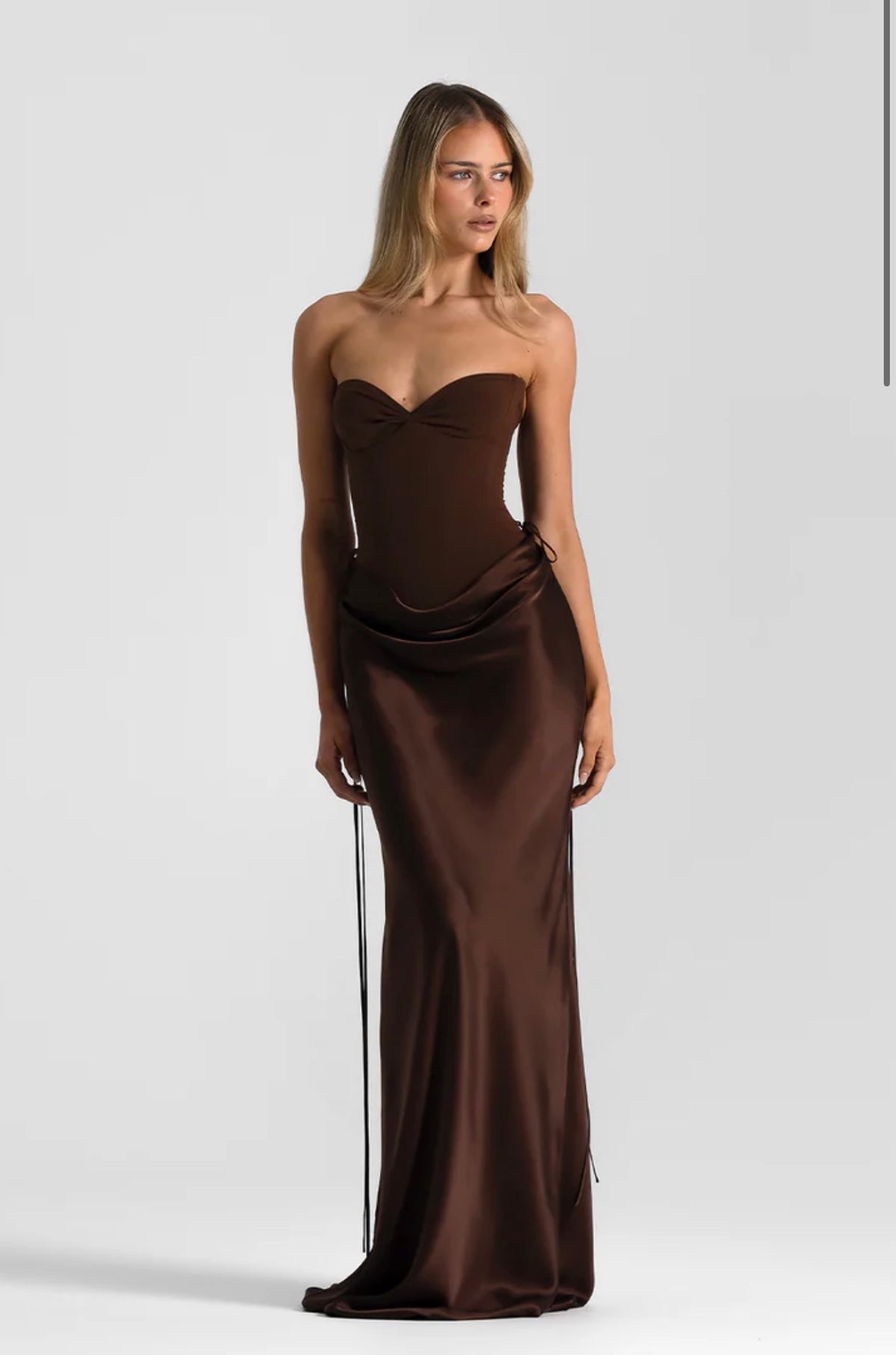 Natalie Rolt Verity Bustier + Evelyn Skirt Espresso