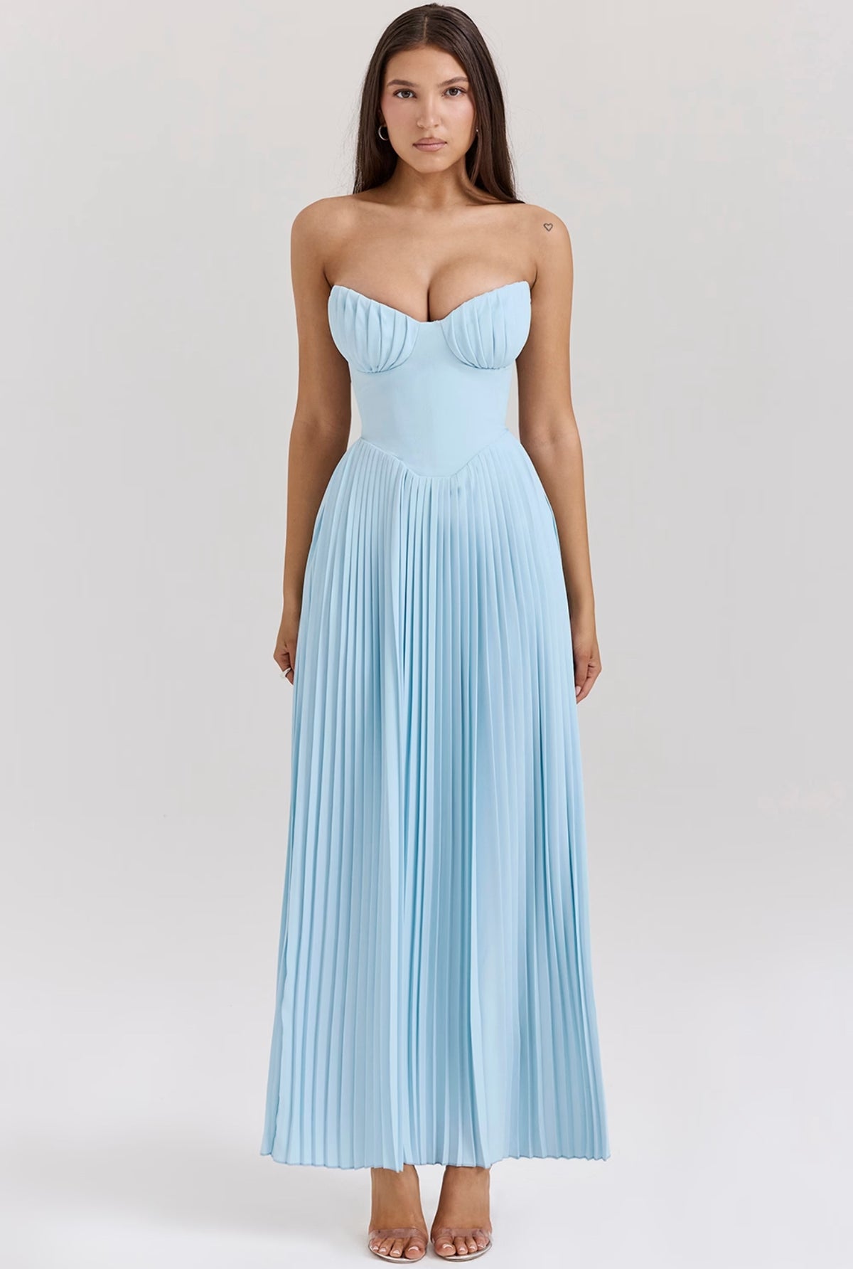 House of CB Marcella Gown Ocean Blue