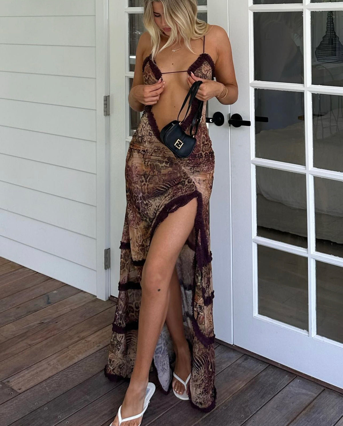 Jaded London Fatale Maxi Sunrose shortandsweethire Jaded London Fatale Maxi Sunrose shortandsweethire