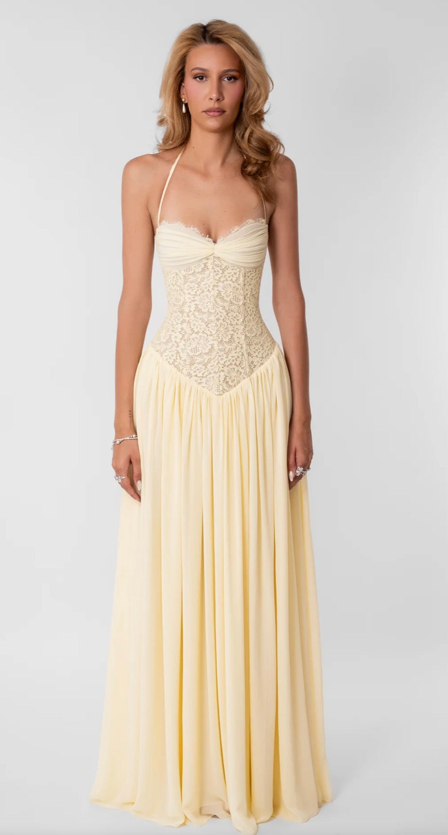 Fenity Fashion Faye Gown Yellow