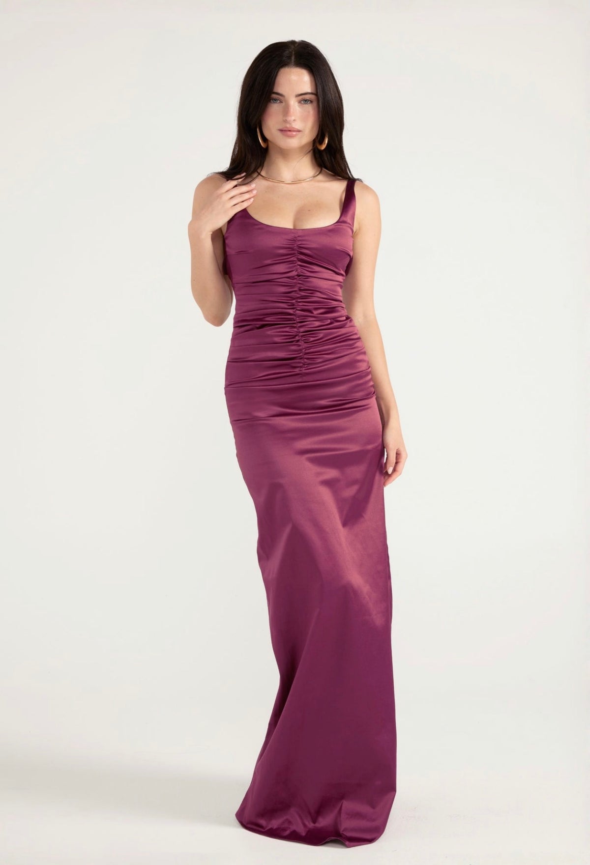 Ance Gria Atlein Gown Plum