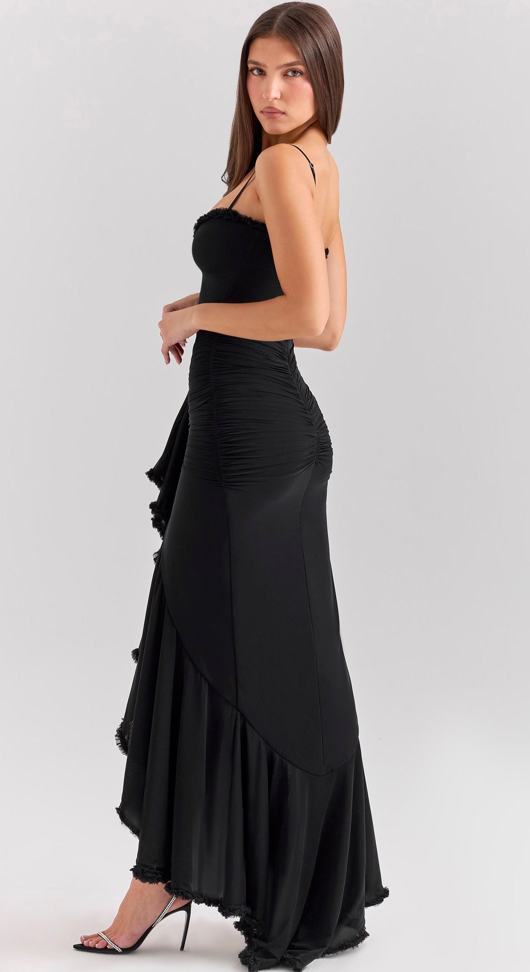 House of Cb Gabbi Gown Black