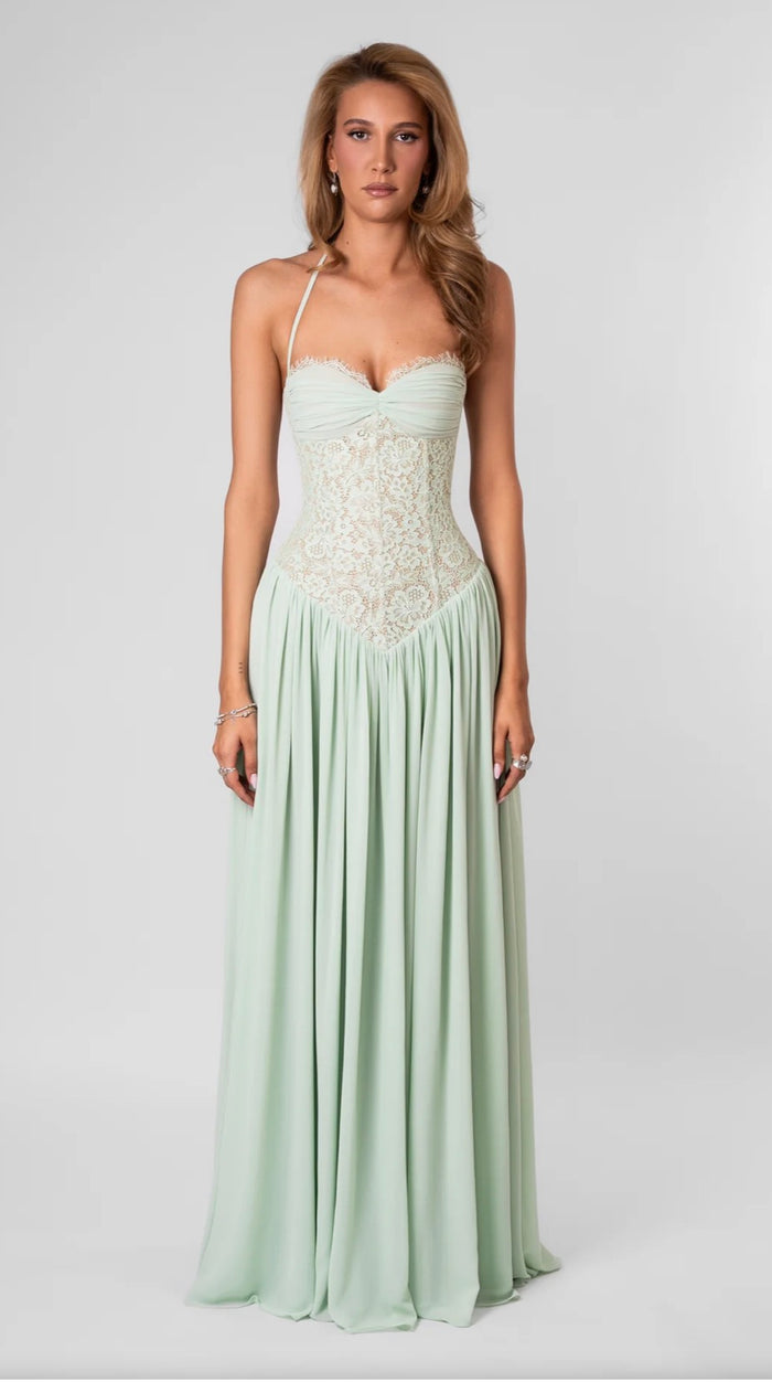Fenity Fashion Faye Gown Green