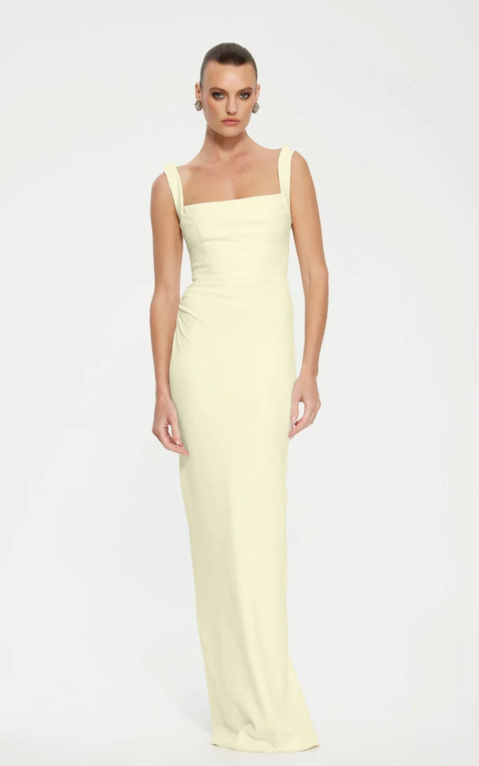 Effie Kats Marbella Gown Lemon