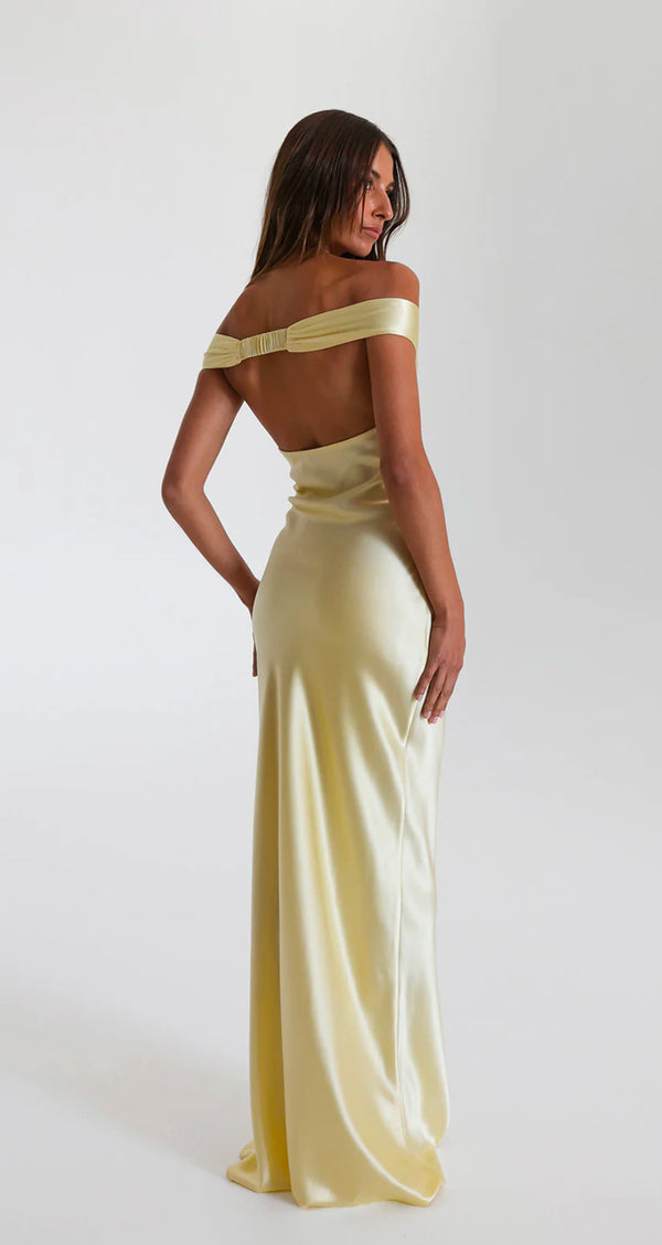 Natalie Rolt Bridget Gown Lemon