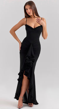 House of Cb Gabbi Gown Black