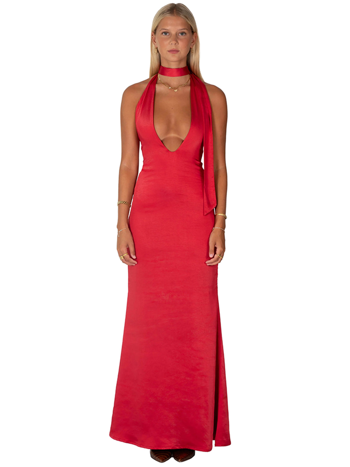 I am Delilah Margot Gown Cherry Red shortandsweethire I am Delilah Margot Gown Cherry Red shortandsweethire