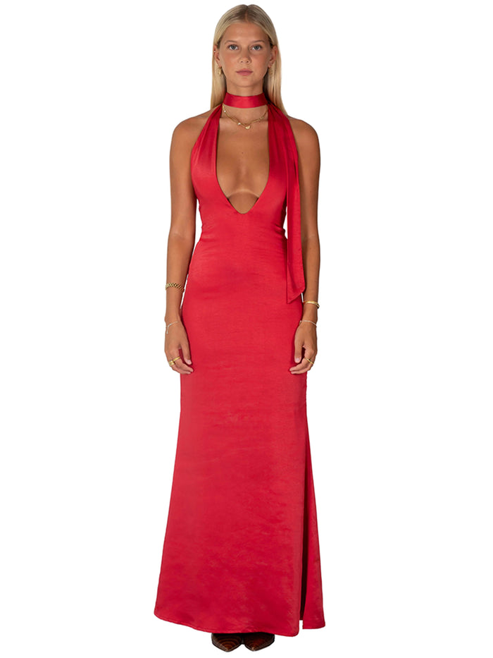 I am Delilah Margot Gown Cherry Red shortandsweethire I am Delilah Margot Gown Cherry Red shortandsweethire