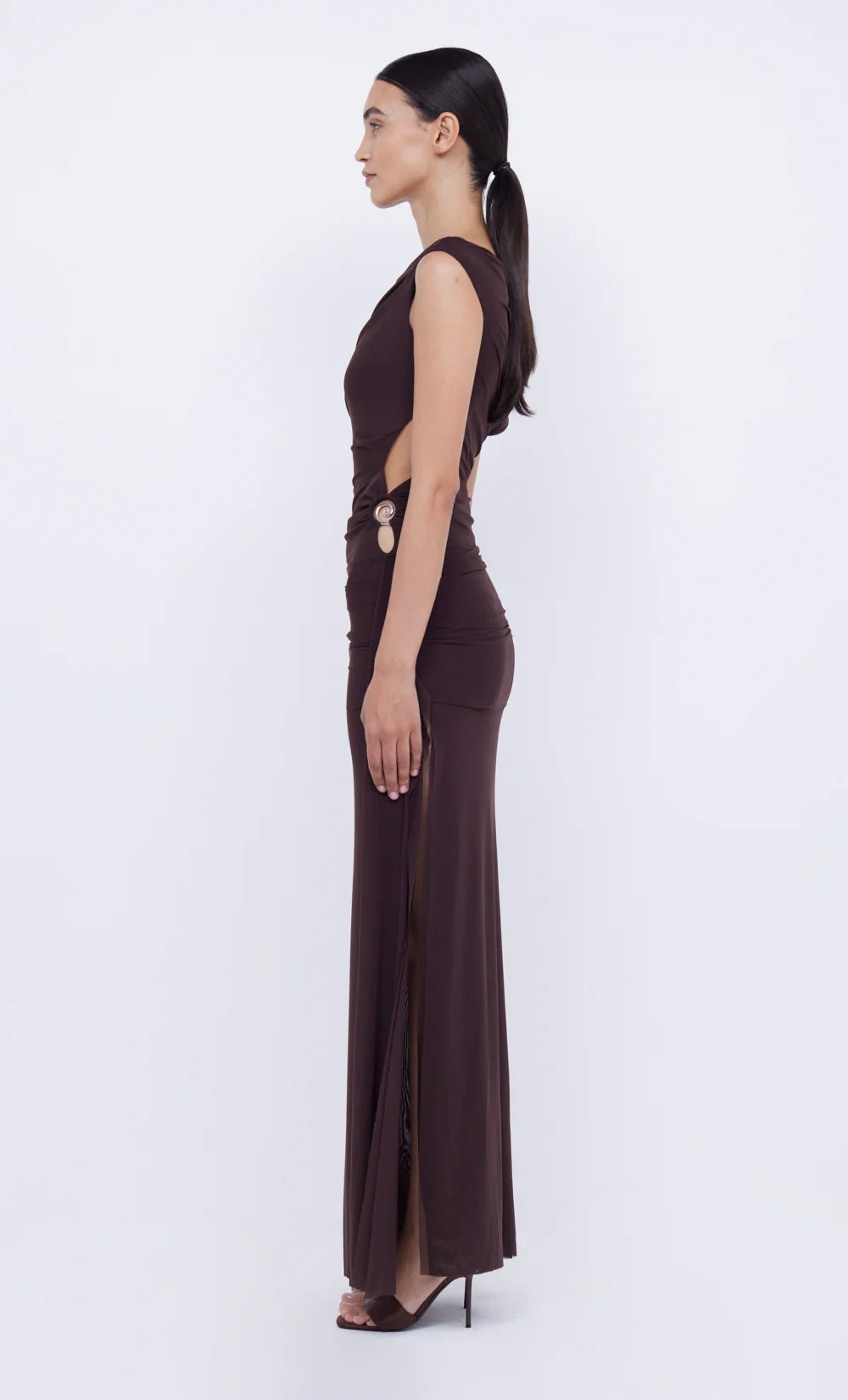 Bec + Bridge Kailani Gown Chocolate Brown