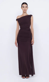 Bec + Bridge Kailani Gown Chocolate Brown