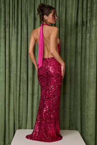 Fait Par Foutch Liana Gown Magenta