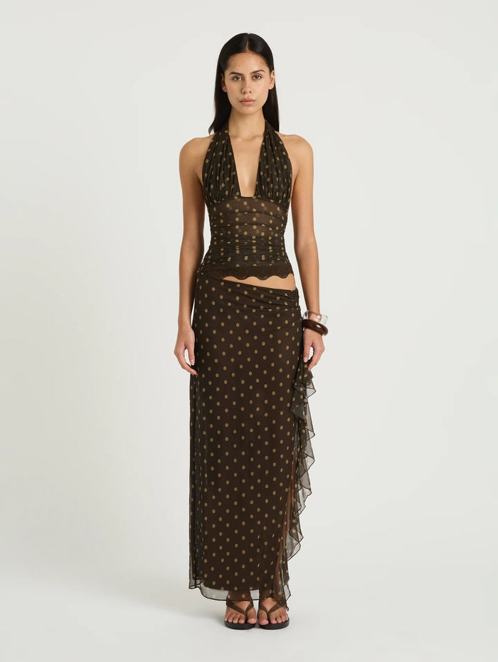 Benni Penelope Maxi Espresso Polka Dot