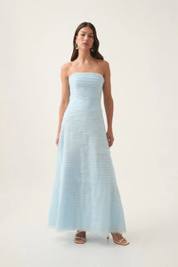 Aje Soundscape Maxi Gown Sea Breeze Blue