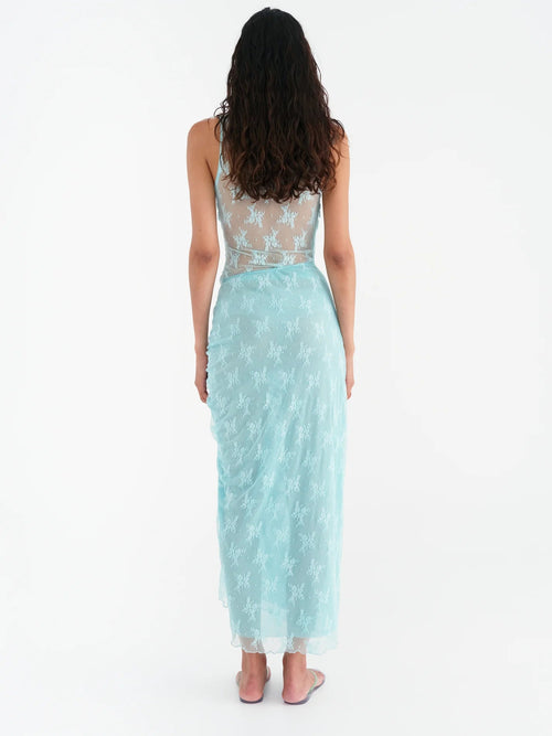 Benni Margot Lace Maxi Aquamarine – shortandsweethire