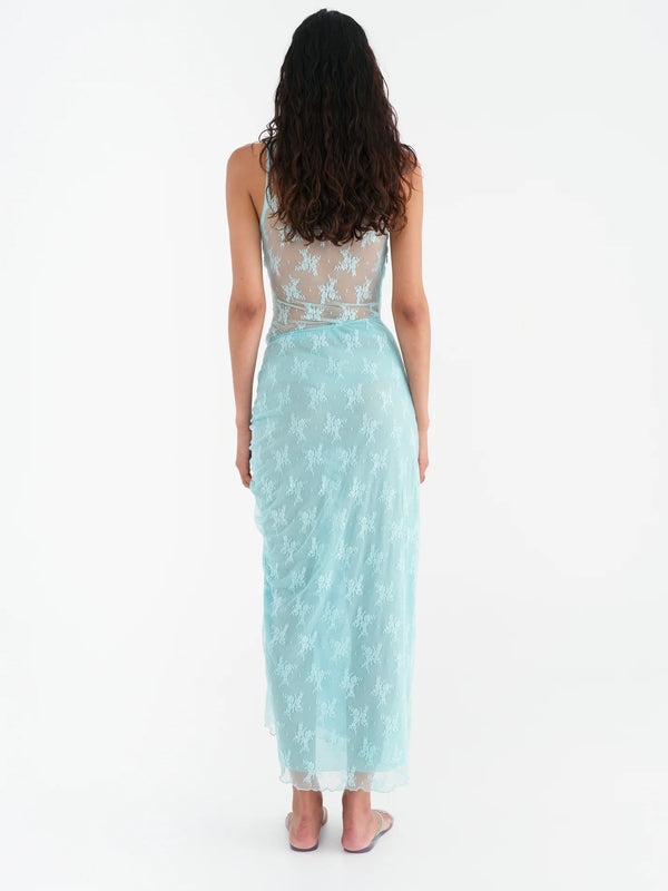 Benni Margot Lace Maxi Aquamarine