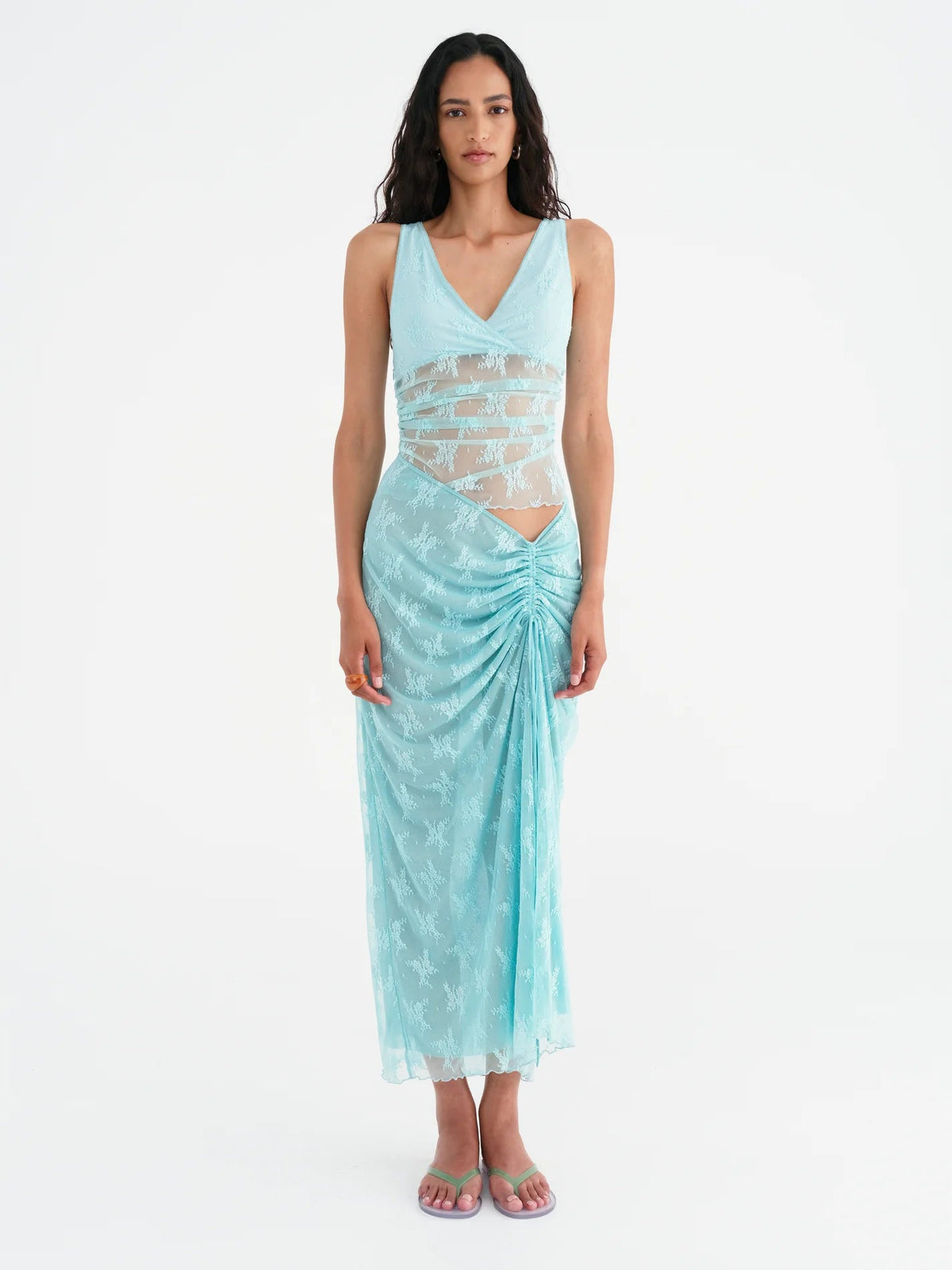 Benni Margot Lace Maxi Aquamarine shortandsweethire Benni Margot Lace Maxi Aquamarine shortandsweethire