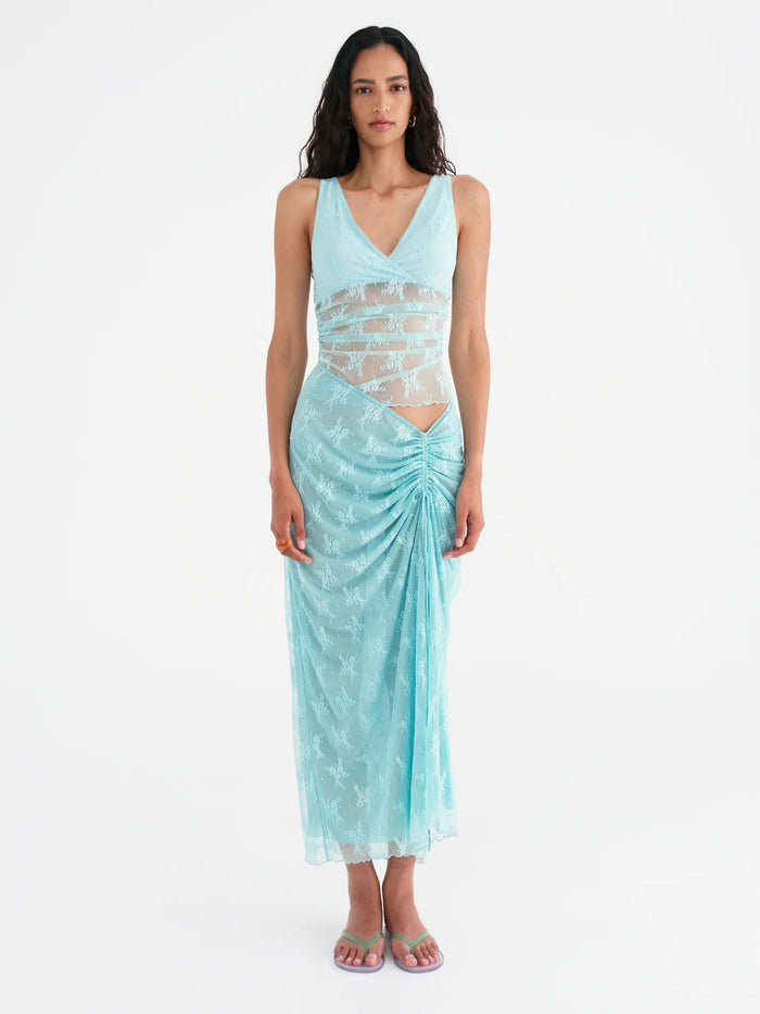 Benni Margot Lace Maxi Aquamarine