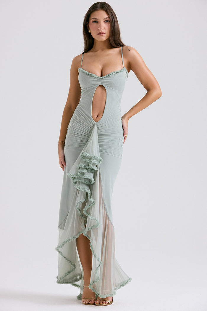 House of CB Gabriella Gown Pistachio