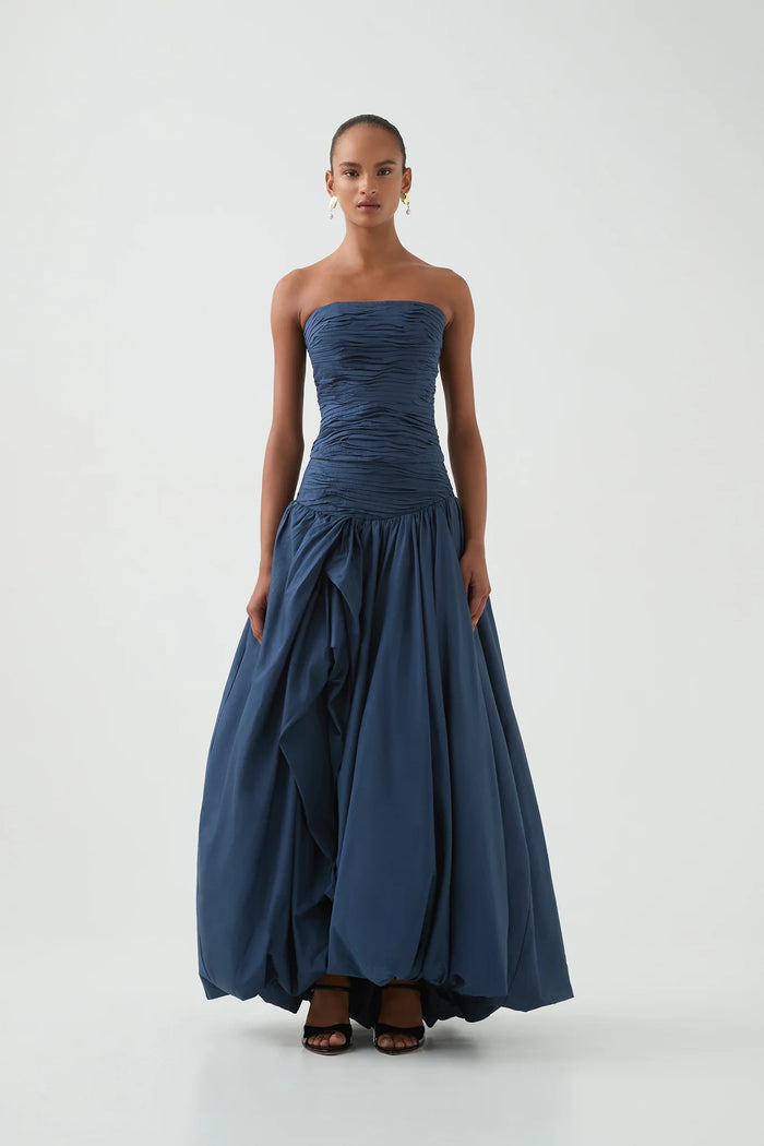Aje Sunbeam + Bubble Skirt Set Navy