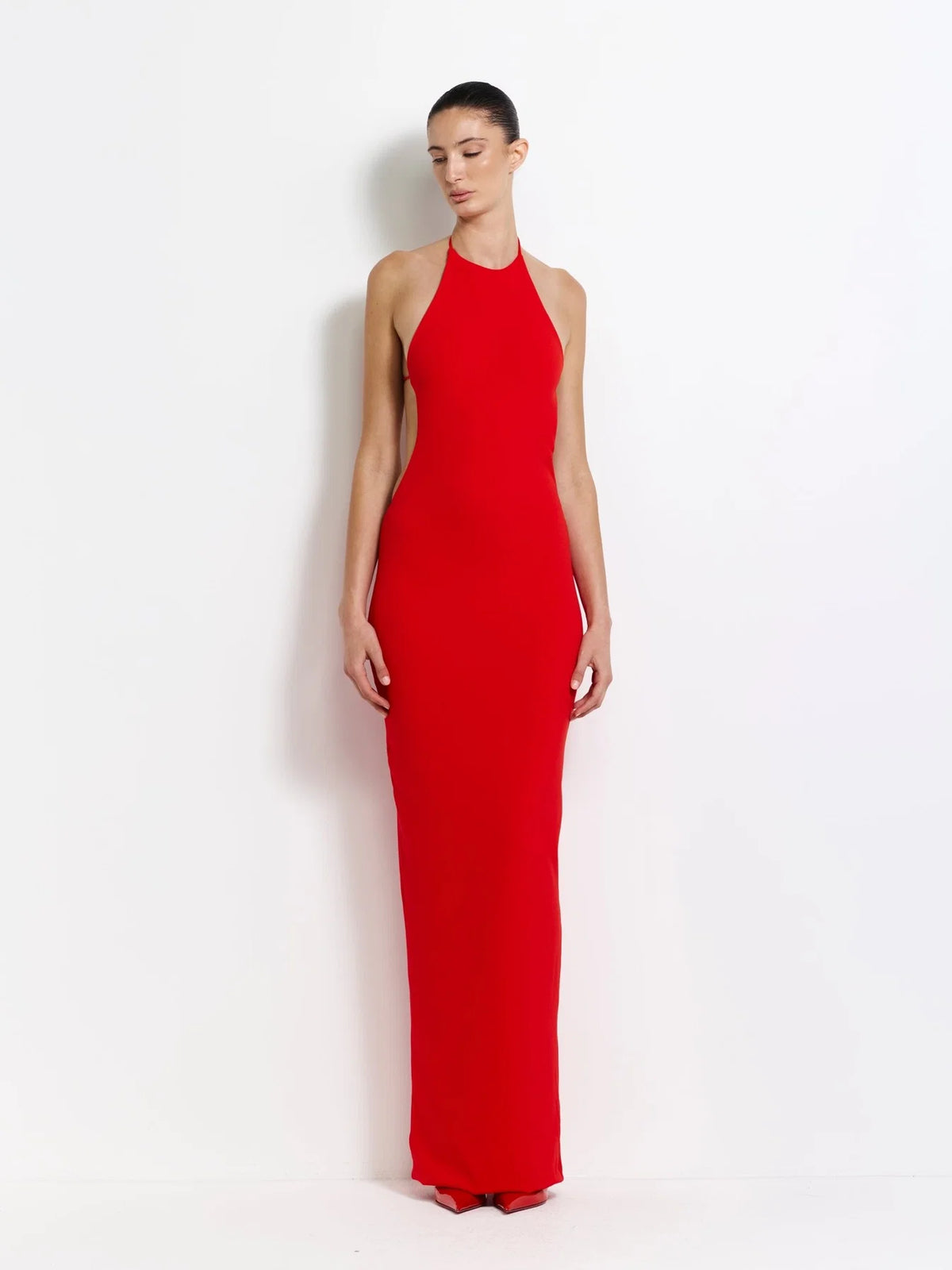 Effie Kats Jetta Gown Red