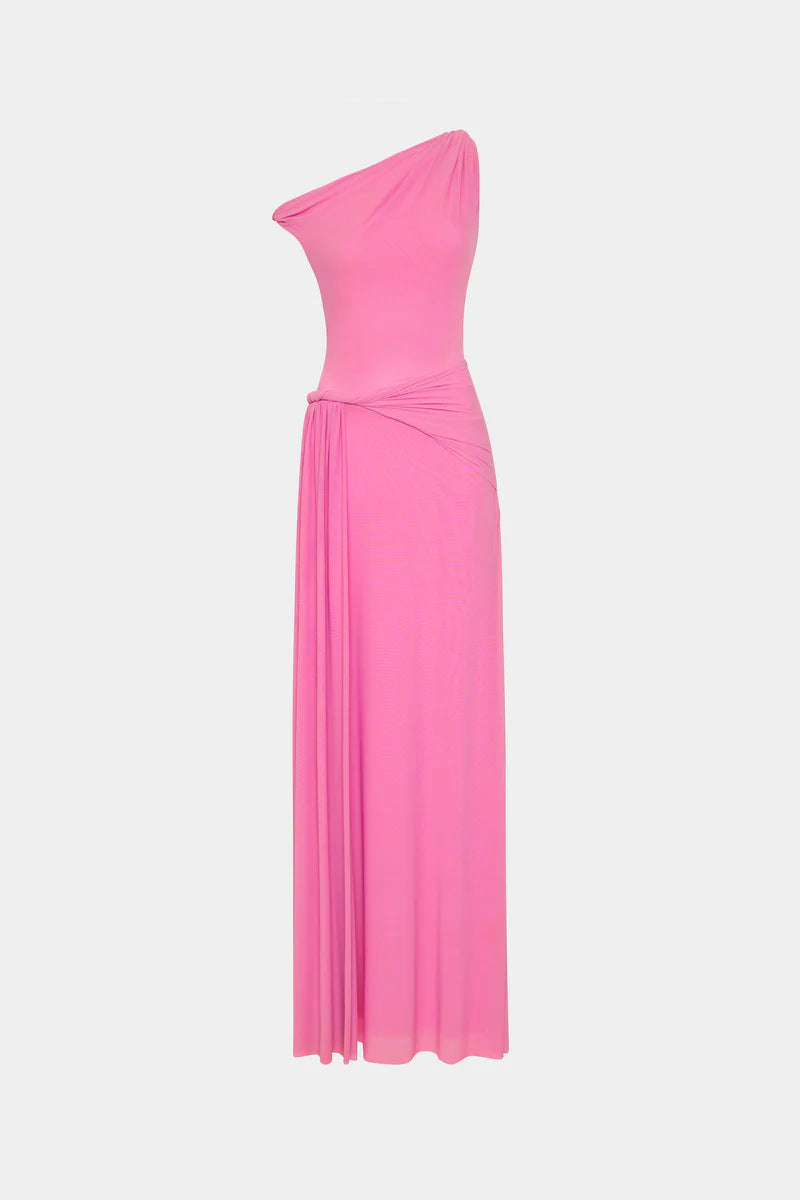 MISHA Sisal Mesh Gown Orchid Pink