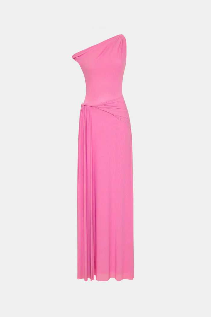 MISHA Sisal Mesh Gown Orchid Pink