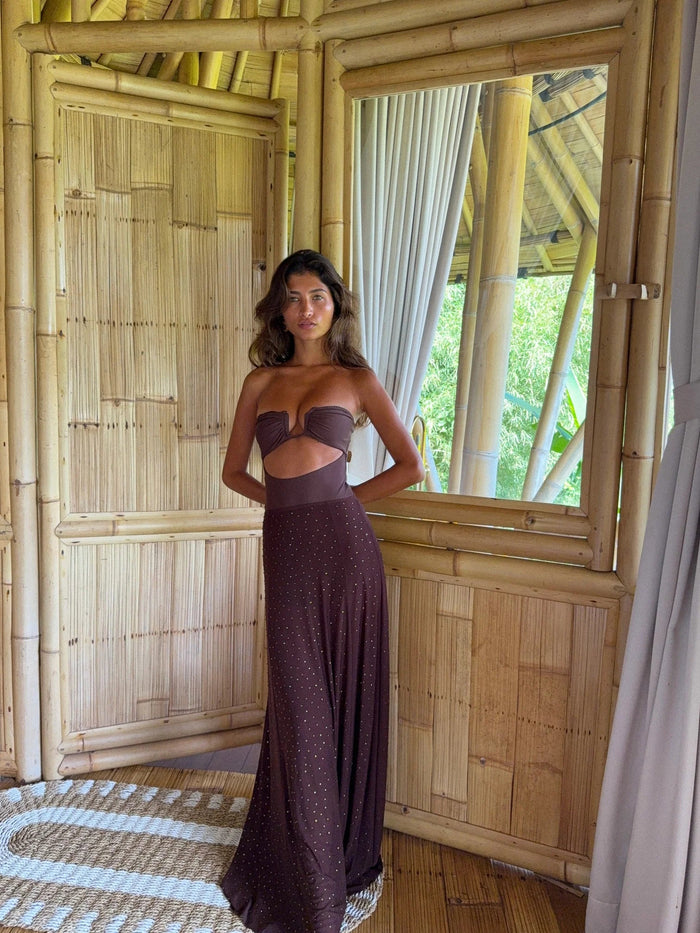 ance gria brown dress Ance Gria