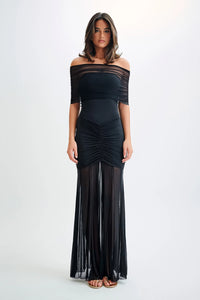 Meshki Capsian Mesh Maxi Black