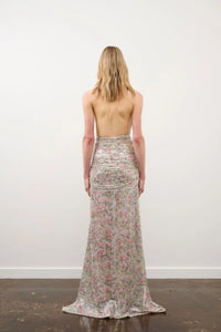 DZO Hailey Gown Floral Sequin