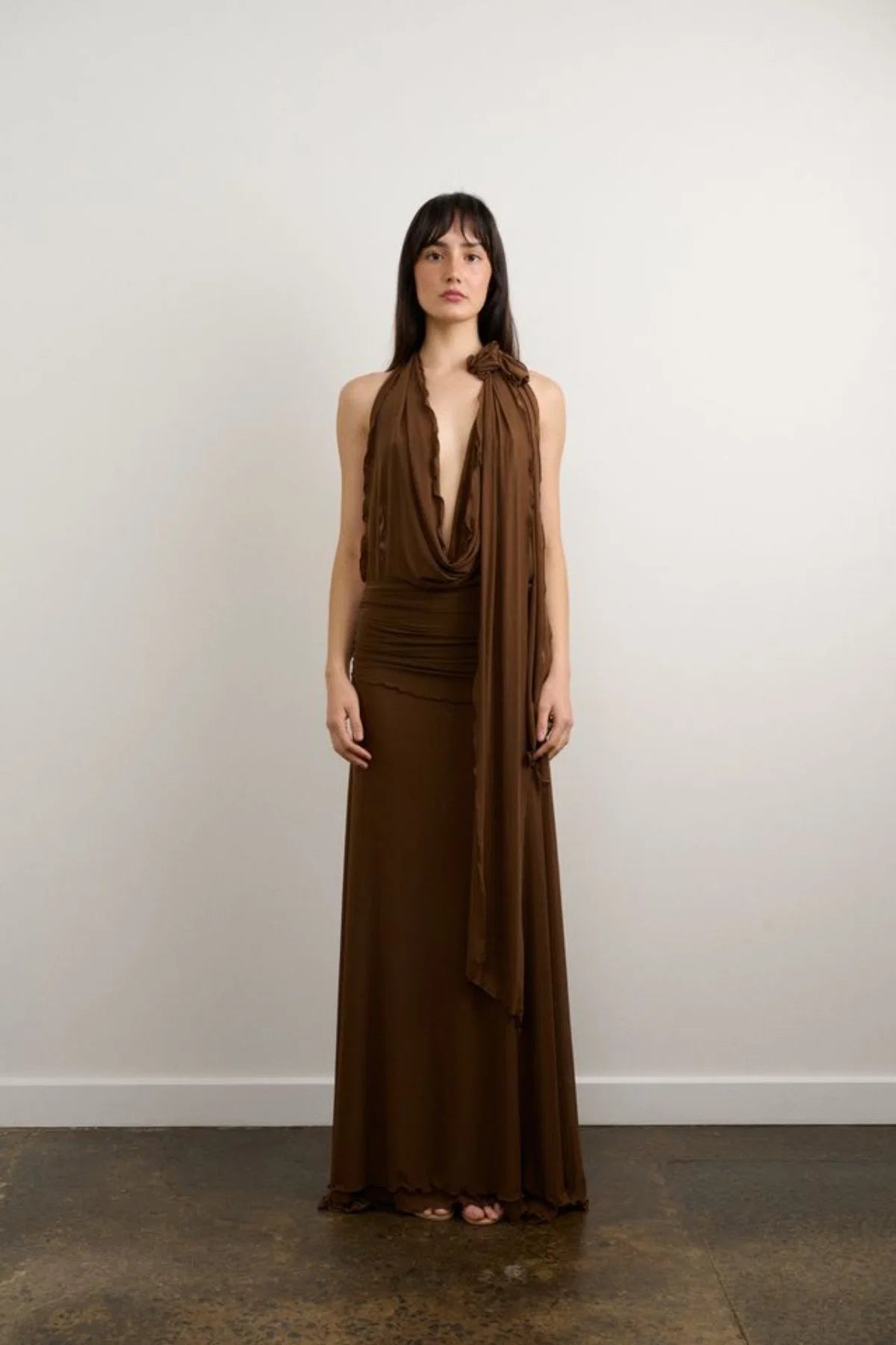 DZO Thea Gown Chocolate