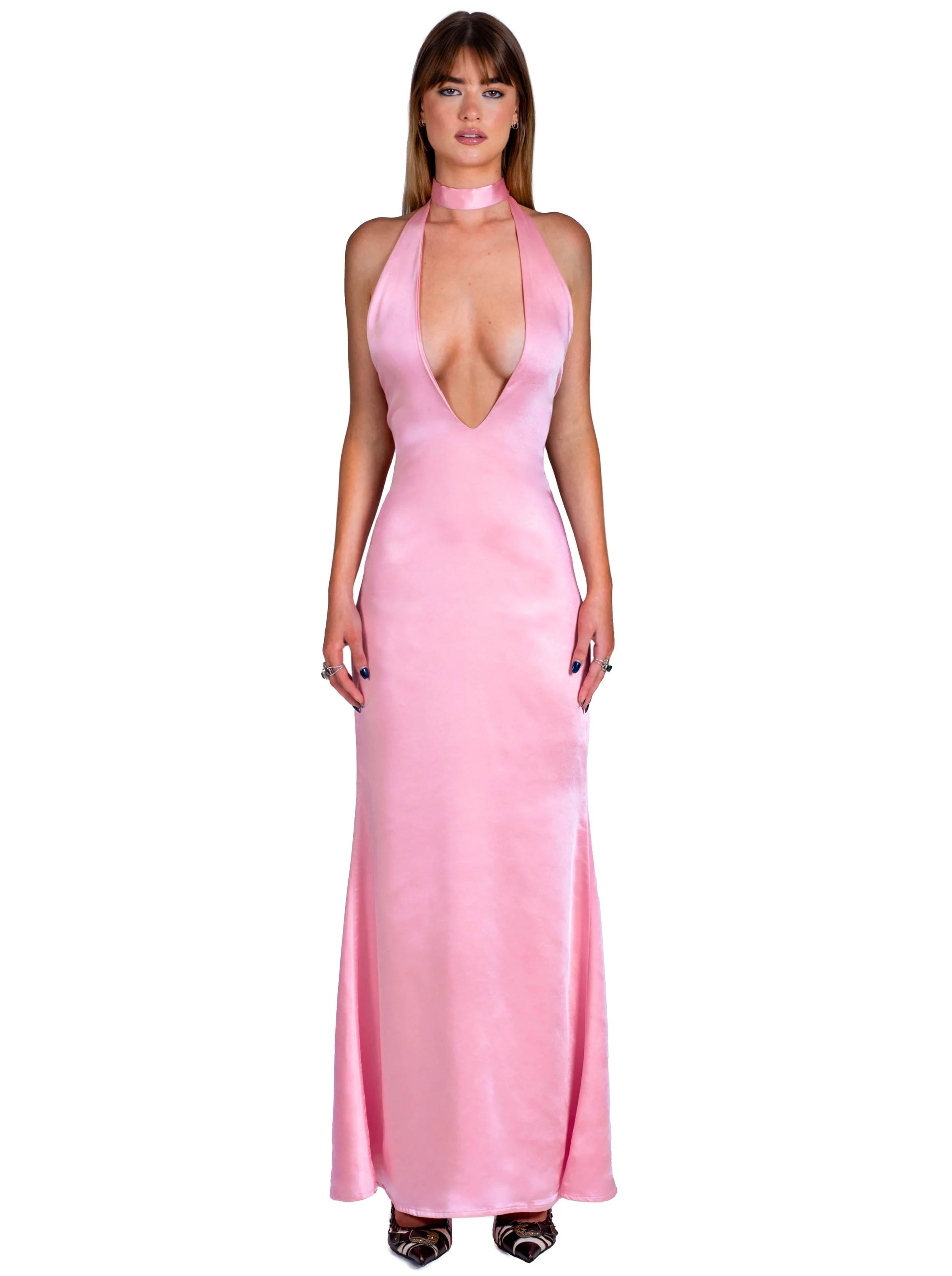 open lace back dress I Am Delilah Adeline Set (Pink)  Rent To Dress NZ