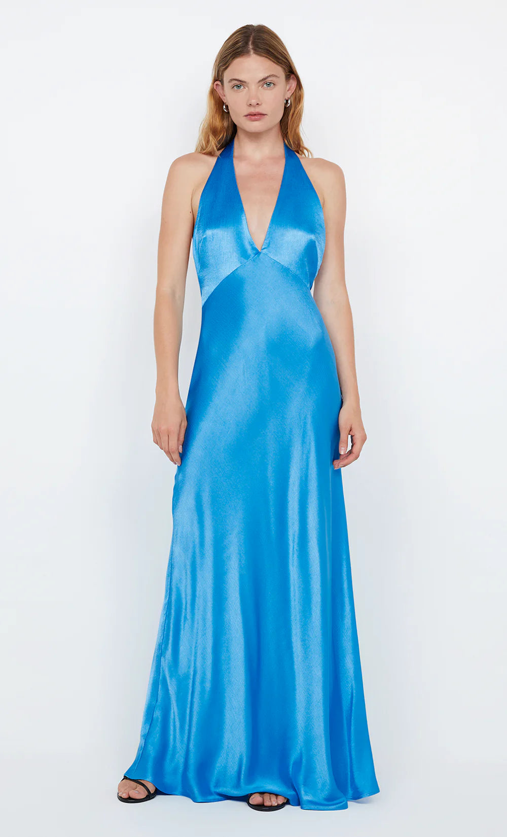 Bec + Bridge Frida Halter Maxi Blue