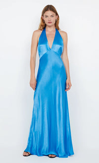 Bec + Bridge Frida Halter Maxi Blue