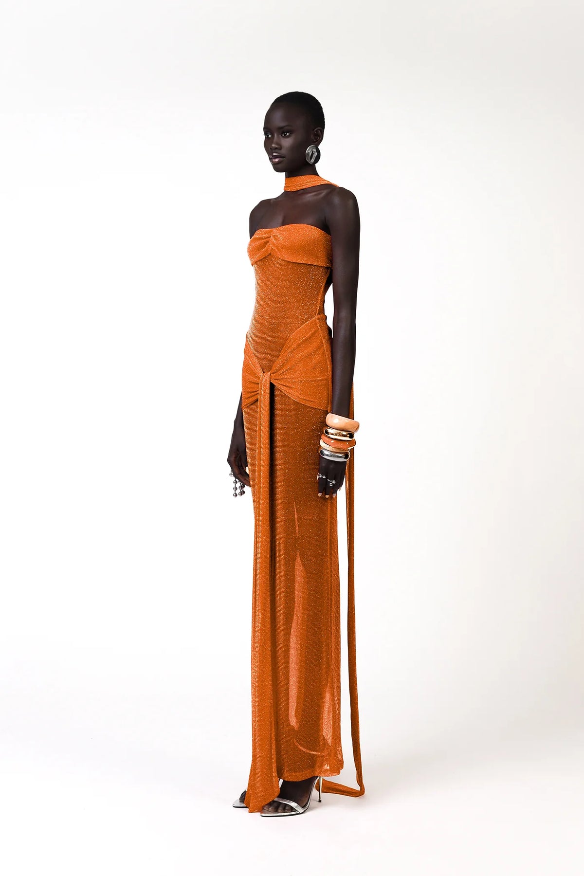 Khanums Kesca Gown Orange