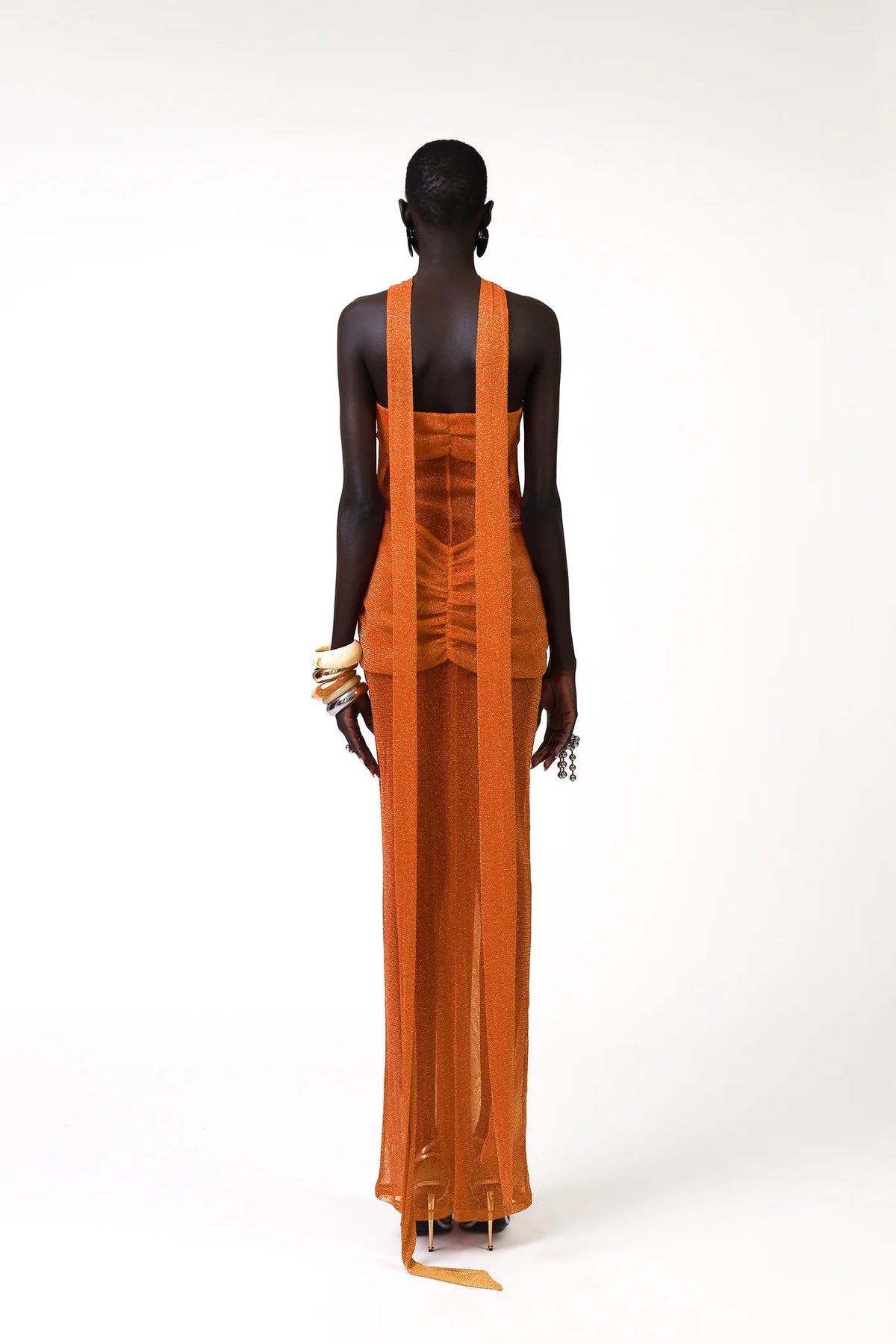 Khanums Kesca Gown Orange