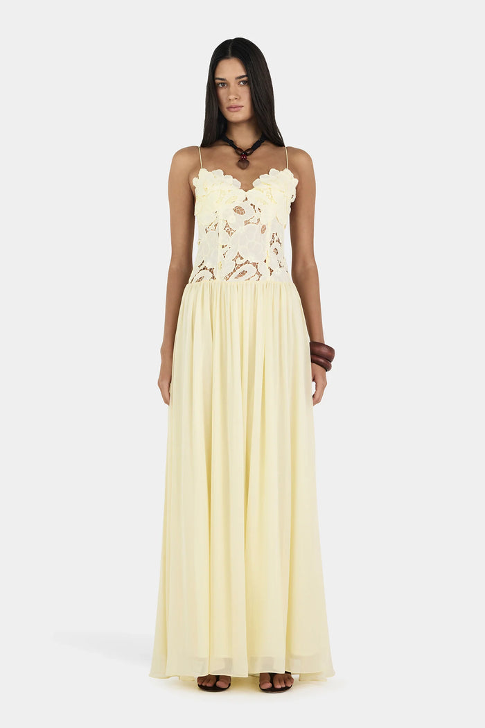 Hansen & Gretel Stephanie Maxi Gown Butter