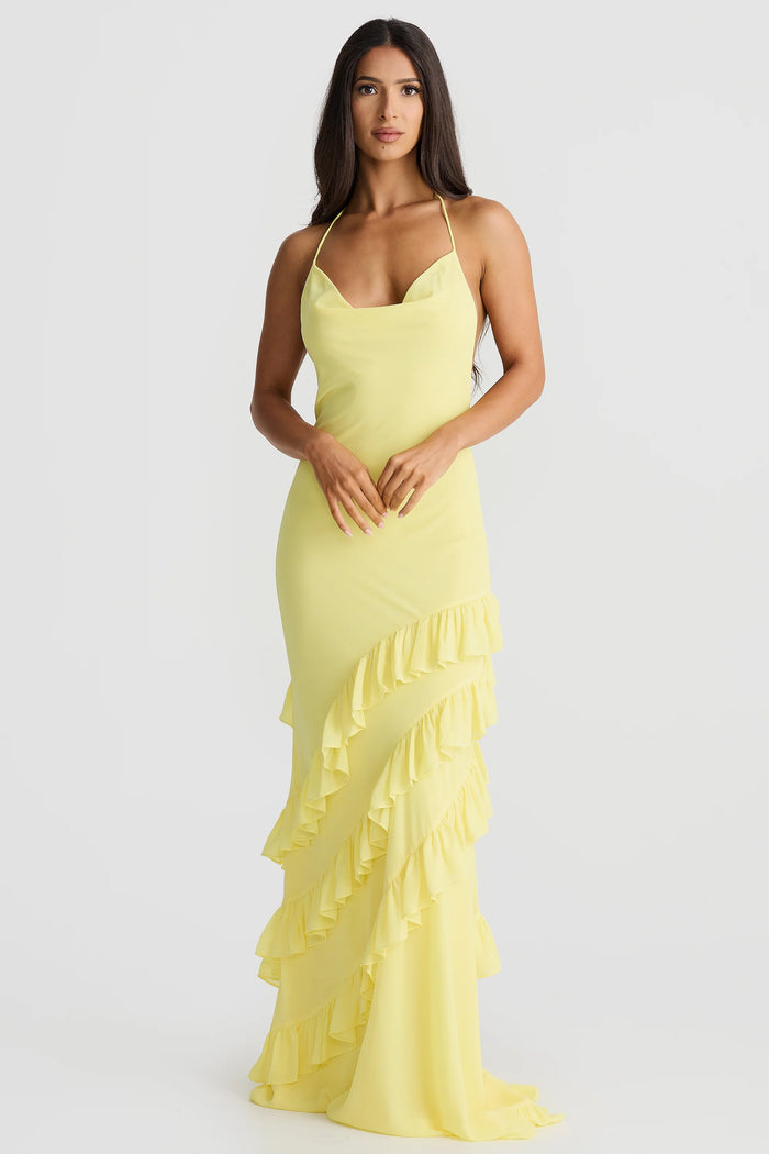 Melani the Label Milana Gown Yellow