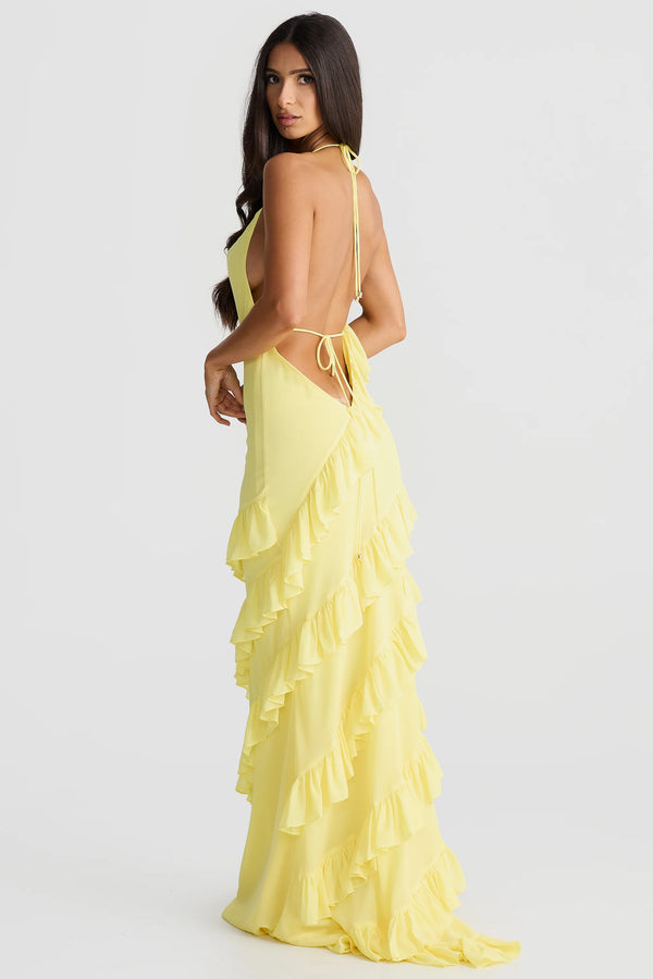 Melani the Label Milana Gown Yellow