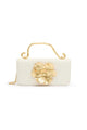 Aje Alessia Flower Clutch Ivory shortandsweethire