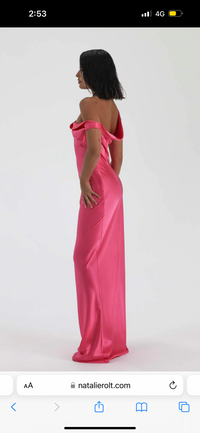 Natalie Rolt Monika Gown Hot Pink